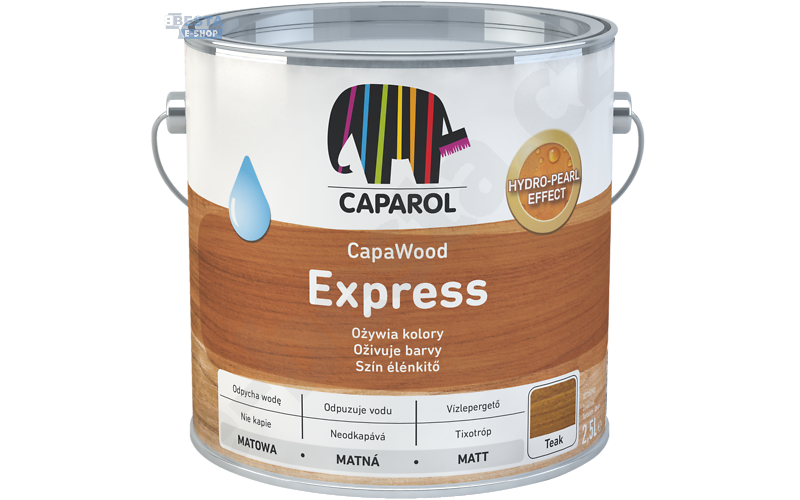 Caparol - CapaWood Express 0,75L - 95 Natural Grey
