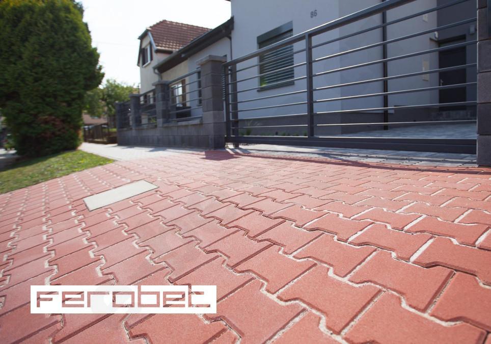 Dlažba ÍČKO 1/2 - 8cm - přírodní - Ferobet