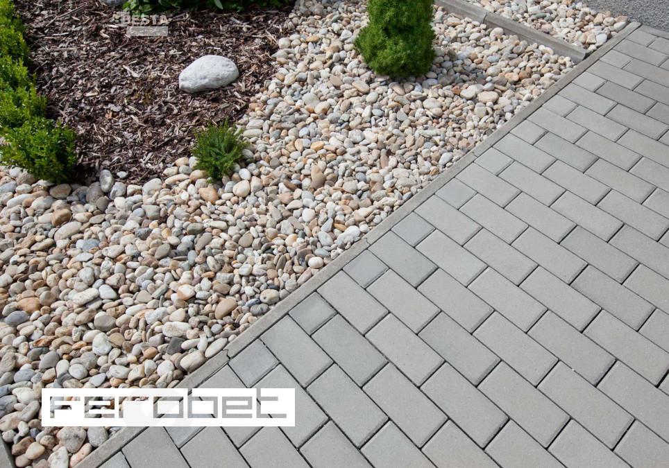 Dlažba PARKETA - 6cm - přírodní - Ferobet